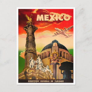 Mexiko Vintage Reise Postkarte