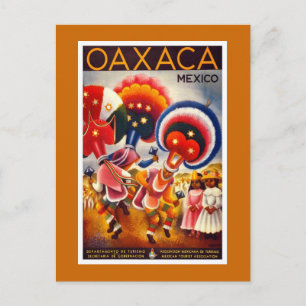"Mexiko" Vintage Travel Poster Postkarte