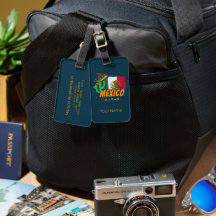 Mexiko Vintager Kaktus mit Fahne Sombrero Souvenir