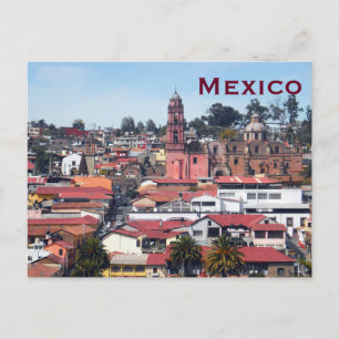 Mexiko Vintager Tourismus Reisen hinzufügen Postkarte