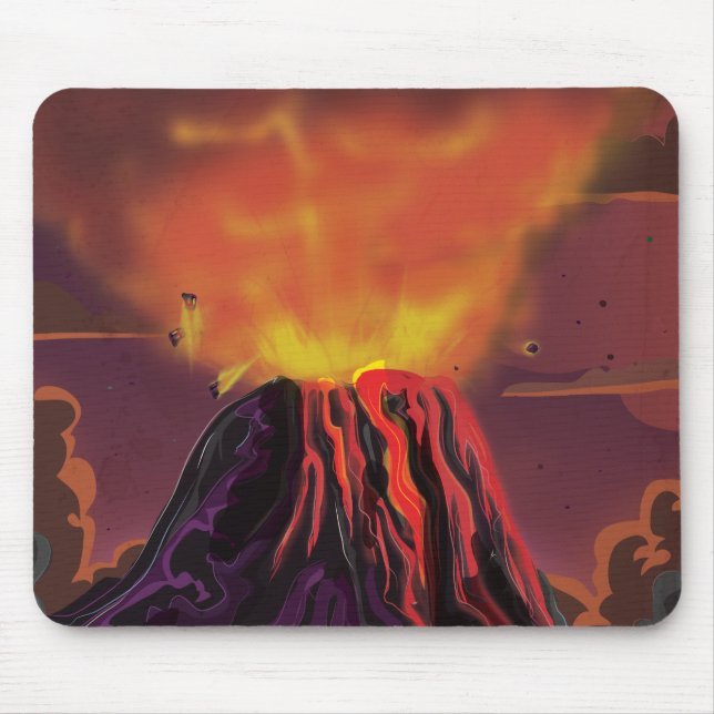 Mexiko-Vulkan Mousepad (Vorne)