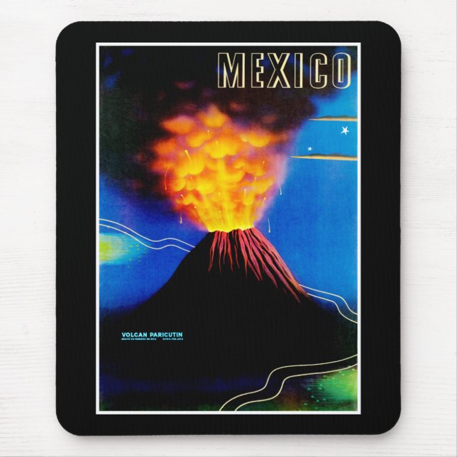 Mexiko ~ Vulkan Paricutin Mousepad (Vorne)