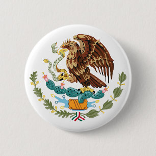 Mexiko-Wappen-Button Button