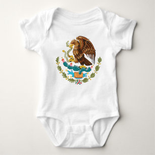 Mexiko-Wappen - Flagge Mexikos Baby Strampler