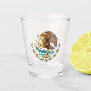 Mexiko-Wappen - Flagge Mexikos Schnapsglas