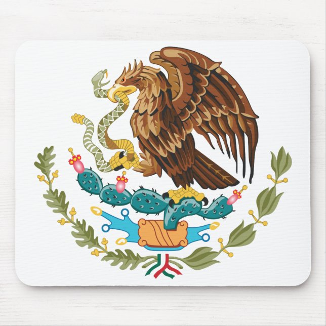 Mexiko-Wappen Mousepad (Vorne)