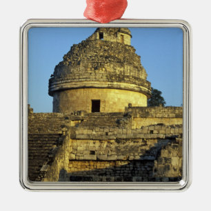 Mexiko, Yucatan. Caracol: astronomisch Silbernes Ornament