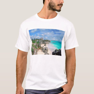 Mexiko, Yucatan, Halbinsel, Ruinen von Tulum, Maya T-Shirt