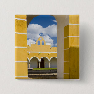 Mexiko, Yucatan, Izamal. Das Franziskanerkloster 2 Button