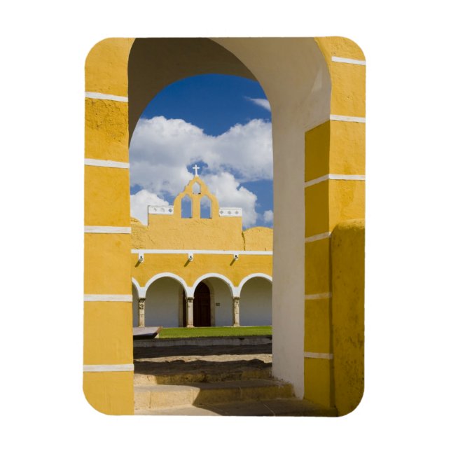 Mexiko, Yucatan, Izamal. Franziskanerkloster 2 Magnet (Vertikal)