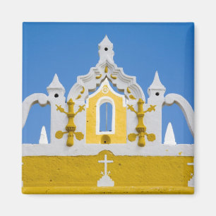 Mexiko, Yucatan, Izamal. Franziskanerkloster 3 Magnet