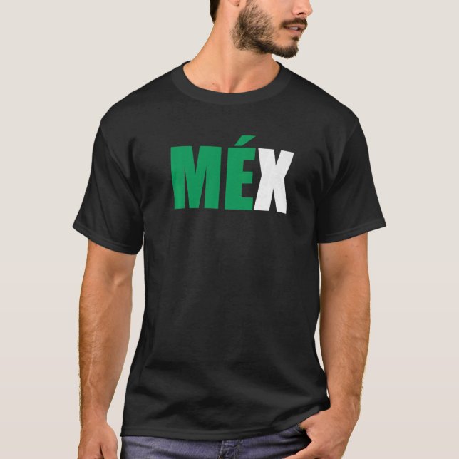 Mexiko Zweiteiliges Combo-Paar für mexikanische Fl T-Shirt (Vorderseite)