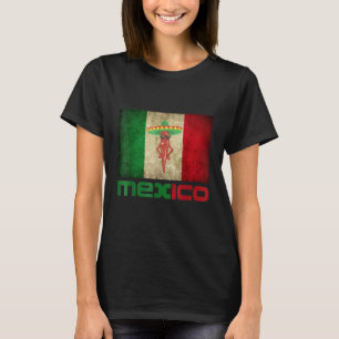 Mexikos Fahne für den Fußball T-Shirt