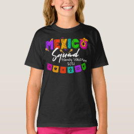 Mexikos Squad Color Group passt auf individuellen  T-Shirt