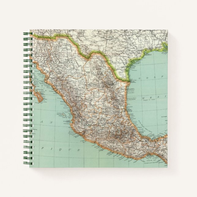 Mexique - Karte Mexikos Notizbuch (Vorderseite)