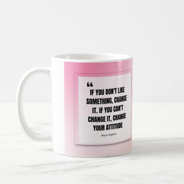 Meya Angelou Quote Tasse (Links)
