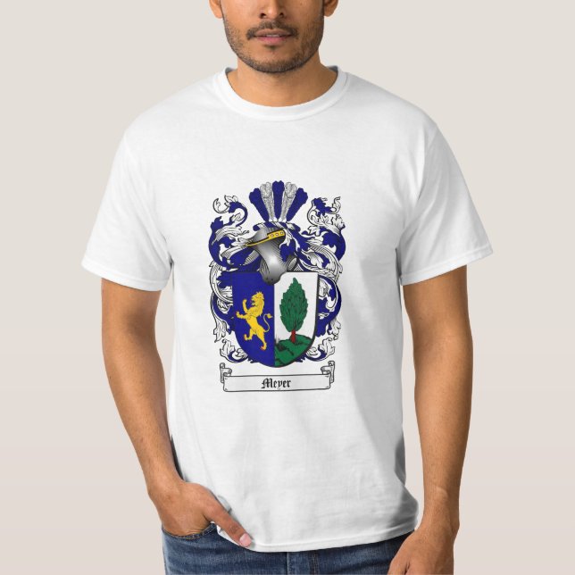 Meyer-Familienwappen - Meyer-Wappen T-Shirt (Vorderseite)