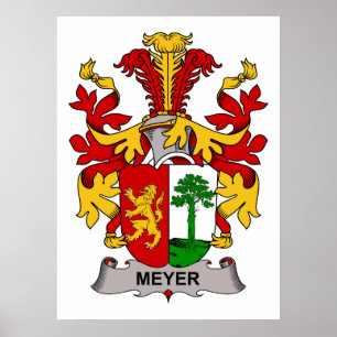 Meyer Familienwappen Poster