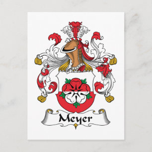 Meyer Familienwappen Postkarte