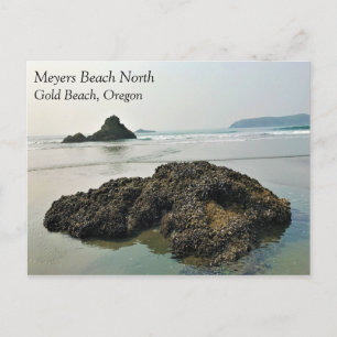 Meyers Beach Nord, Gold Beach, Oregon Postkarte