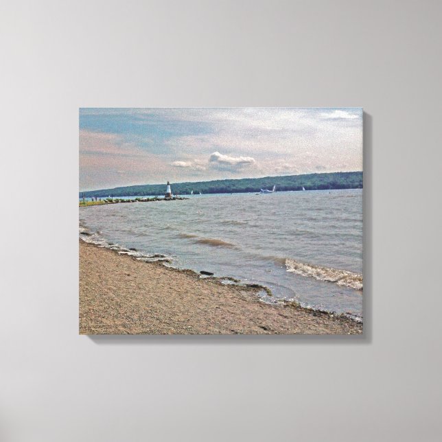 MEYERS LAKE, LANSING NEW YORK Leinwand (Vorderseite)