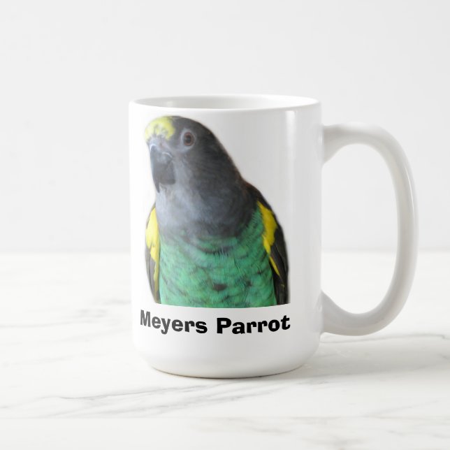Meyers Papageien-Tasse Kaffeetasse (Rechts)