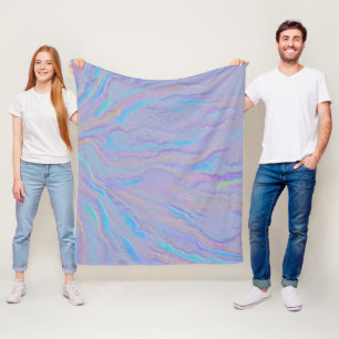 Mezmerisierung des irideszierenden Steins Fleecedecke