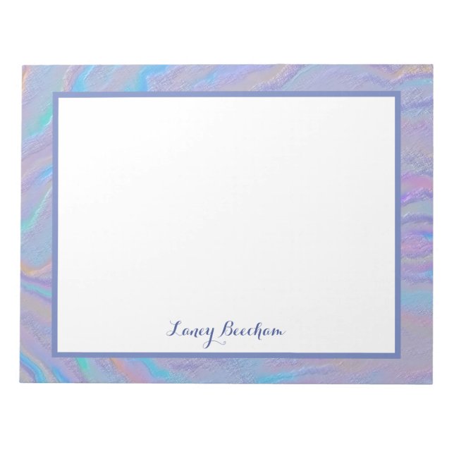 Mezmerisierung des irideszierenden Steins Notizblock (Vorderseite)