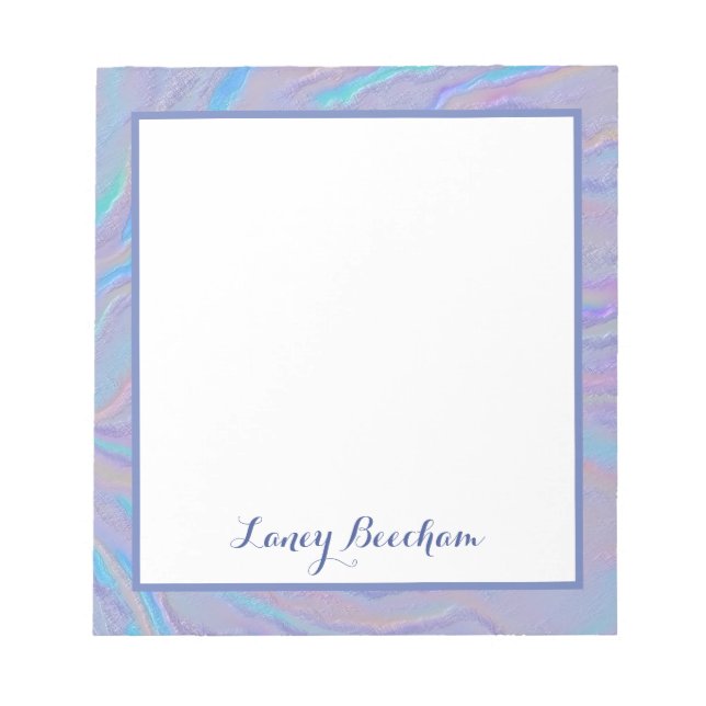 Mezmerisierung des irideszierenden Steins Notizblock (Vorderseite)