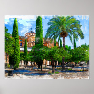 Mezquita Catedral de Córdoba - Das wirkliche Spani Poster