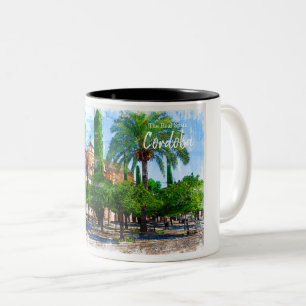 Mezquita Catedral de Córdoba - Das wirkliche Spani Zweifarbige Tasse