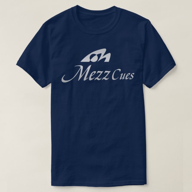 MEZZ CUES GRAU AND WHITE T-Shirt (Design vorne)