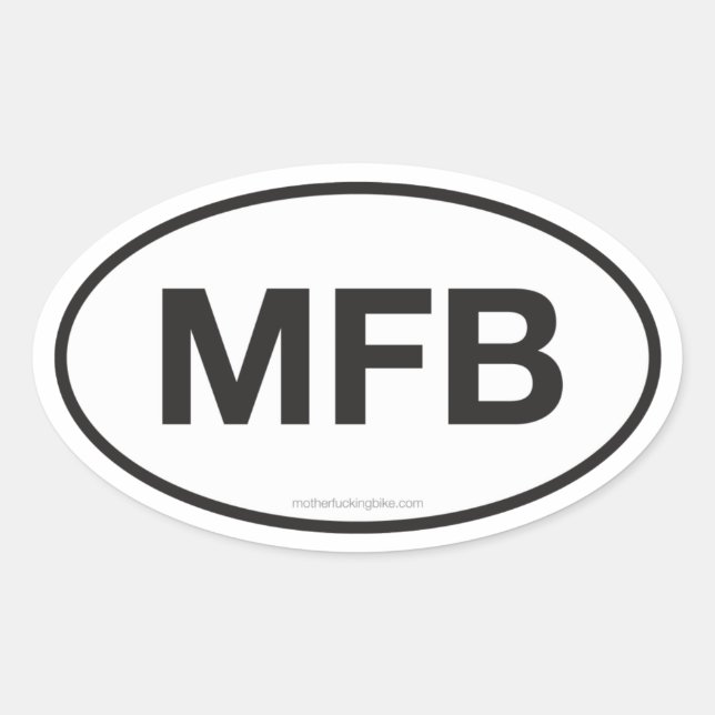 MFB-Erbe Ovaler Aufkleber (Vorderseite)