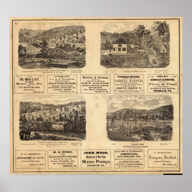 Mfg co, Ölfelder Poster (Vorne)