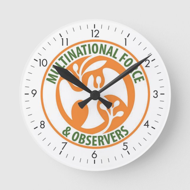 MFO-Uhr Runde Wanduhr (Vorderseite)