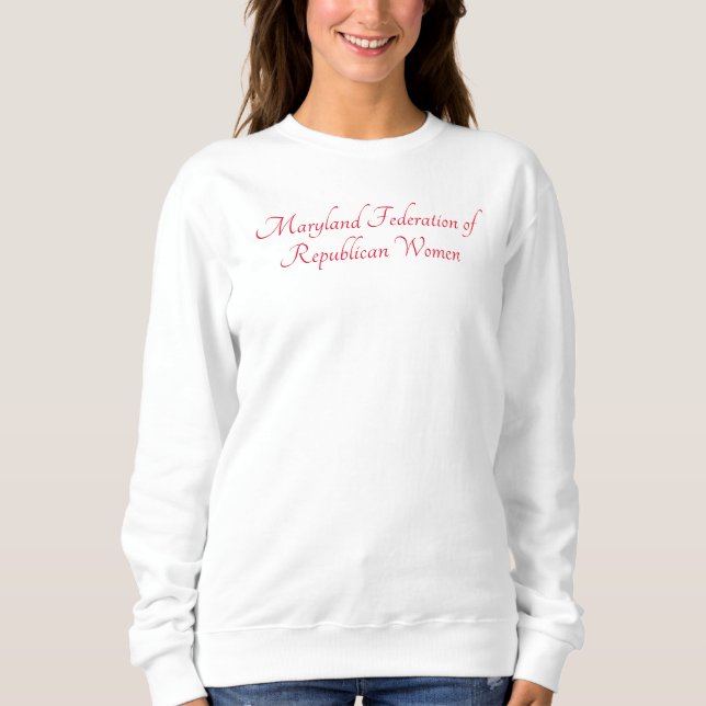 MFRW Cursive Longsleeve Sweatshirt (Vorderseite)