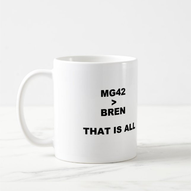 MG42-Tasse Kaffeetasse (Links)