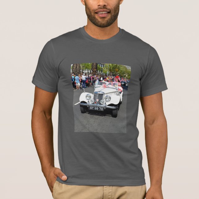 MG-Auto auf Madeira T-Shirt (Vorderseite)