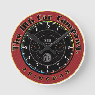 Mg Car Company Abingdon England Runde Wanduhr