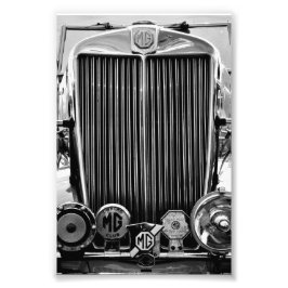 MG Classic Sports Motor Car Fotodruck