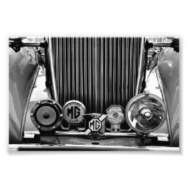 MG Classic Sports Motor Car Fotodruck