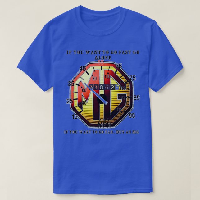MG-Geschwindigkeitsmesser T-Shirt (Design vorne)