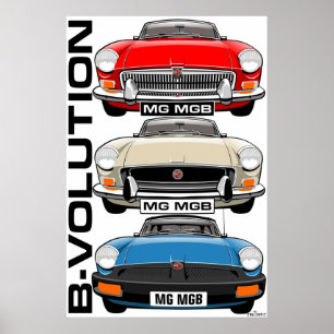 MG MGB-Evolution Poster