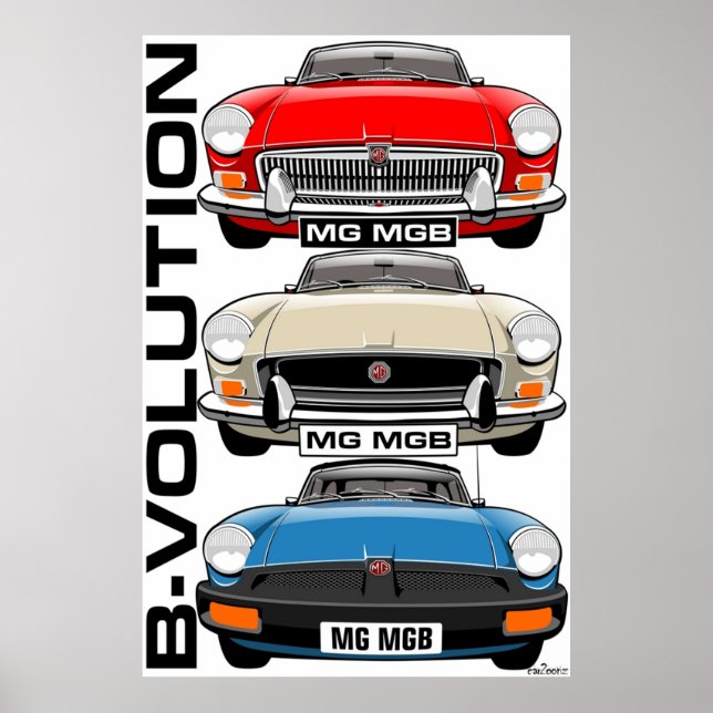 MG MGB-Evolution Poster (Vorne)