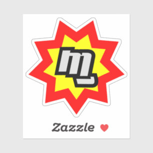 MG Symbol Custom Cut Aufkleber