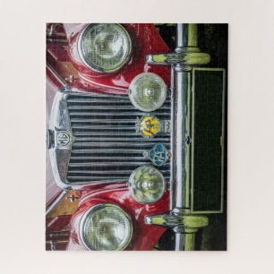 MG TF klassischer britischer Sportwagen Puzzle
