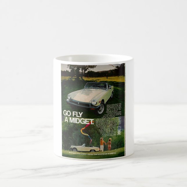 MG-Zwerg gehen Fliege ein Miniaturdrachen Briten Tasse (Mittel)