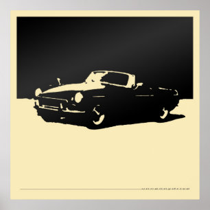 MGB, 1971 - Schwarz-Creme Poster