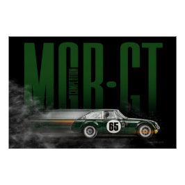 MGB GT Competition Poster