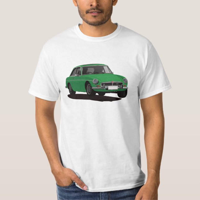 MGB GT V8 - 3 x grün - wählen Sie einen Farbton! T-Shirt (Vorderseite)